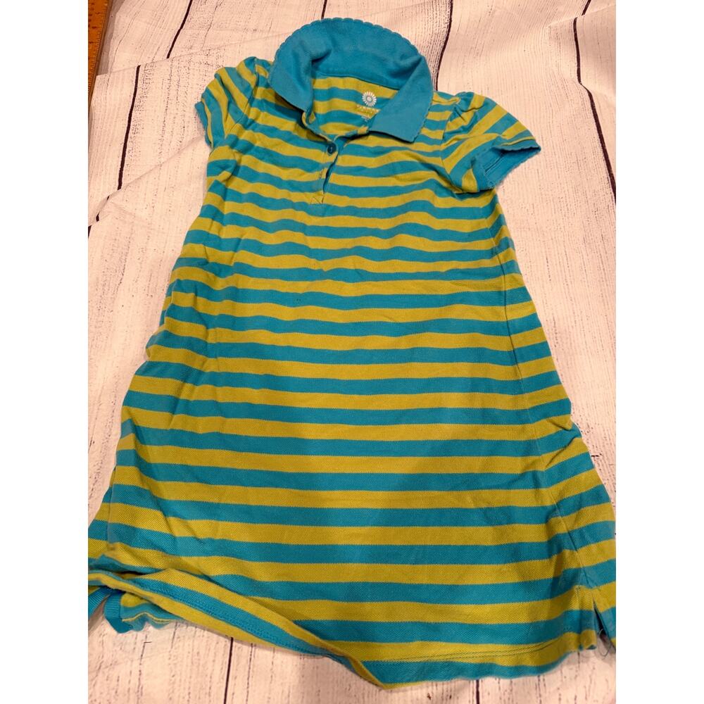 J Khaki Kids Striped T Shirt Dress Size  5
